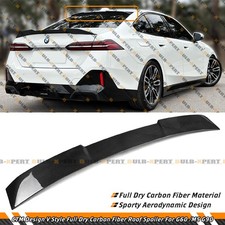 For 2024-26 Bmw G60 530i G90 M5 Ctm V Style Full Carbon Fiber Roof Spoiler Wing