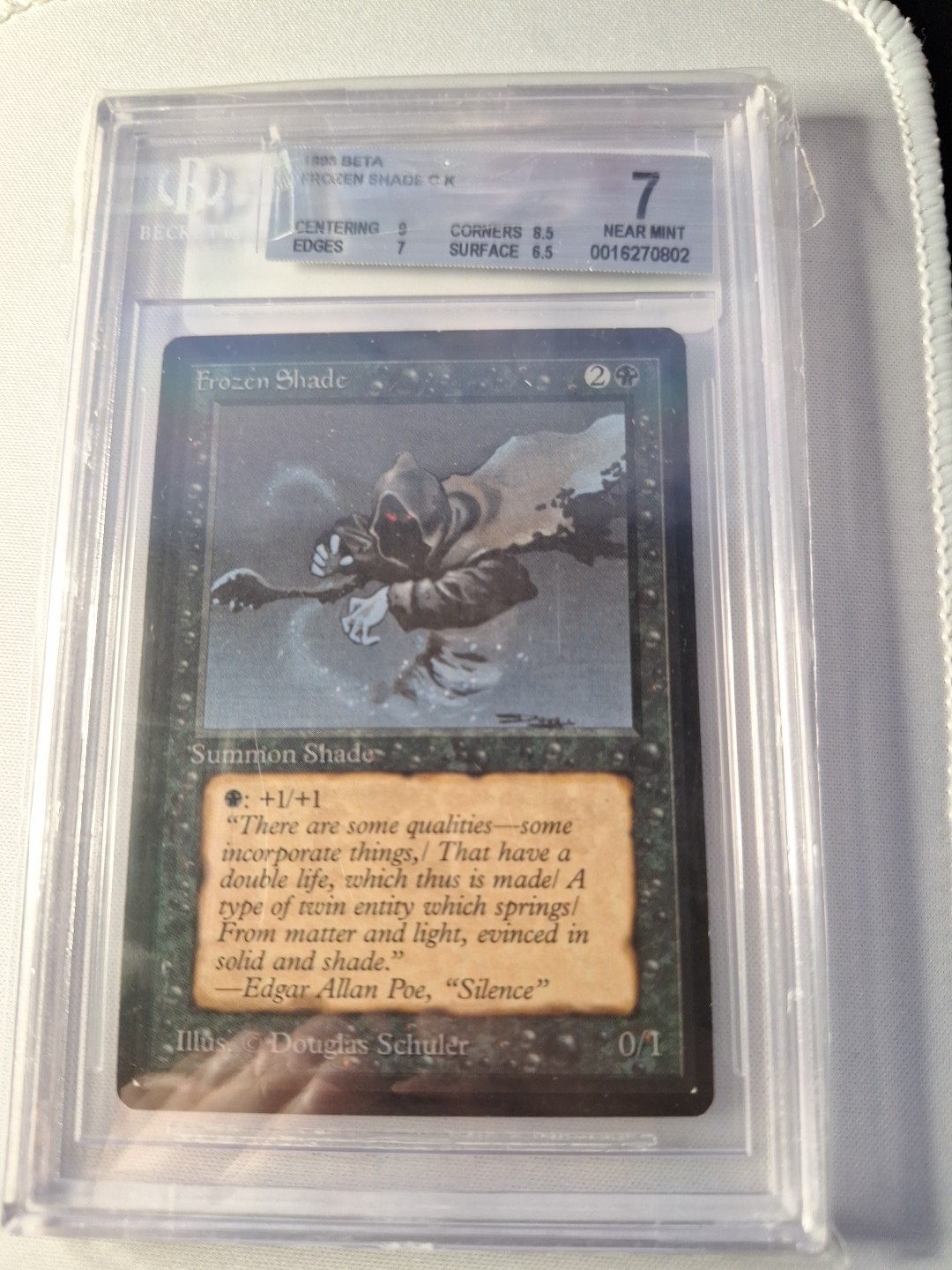 Frozen Shade BGS 7 1993 Beta Edition Regular - MTG Magic The Gathering Slab