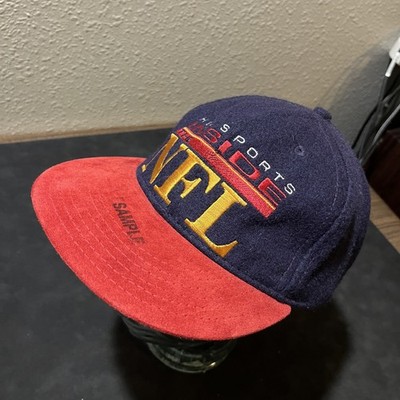 Vintage NFL Hat Sample Rare Suede Bill Wool HBO Sports Inside NFL Football 90s