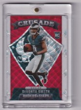 2021 ookies and Stars Crusade Red Wave DeVonta Smith Rookie Philadelphia Eagles