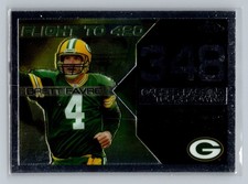 BRETT FAVRE 2007 TOPPS CHROME FLIGHT TO 420 CARD #BFC-348