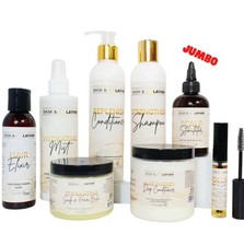 Bask and lather Healthy Hair Starter Kit- Elixir, Scalp stimulator, Conditioner