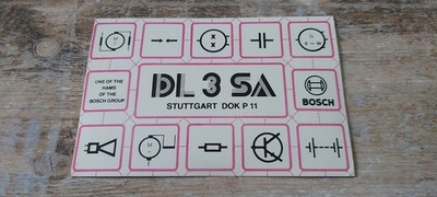 WEST GERMAN AMATEUR RADIO STATION 7000 STUTTGART 30  1983