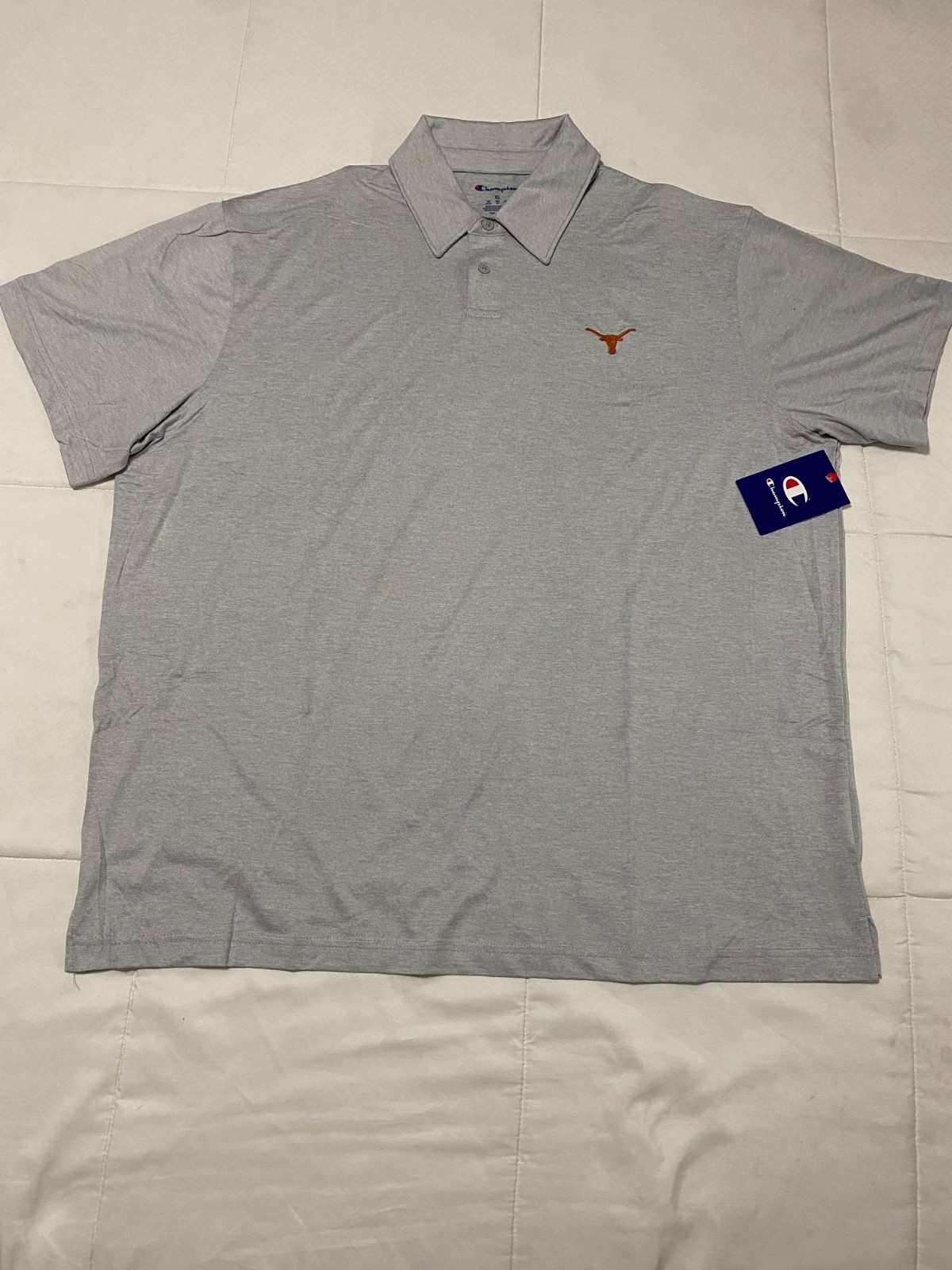 Texas Longhorns Men's NCAA Polo Brand New XL -Champion: Horns Up!!