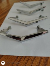 Vintage MCM Cabinet "V" pulls 4