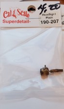 Cal Scale 190-207 HEADLIGHT PLAIN HO Scale NE...
