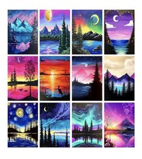 12 Pack Diamond Painting Kits for Adults 5D Art Kit Paint by Number Beginners,