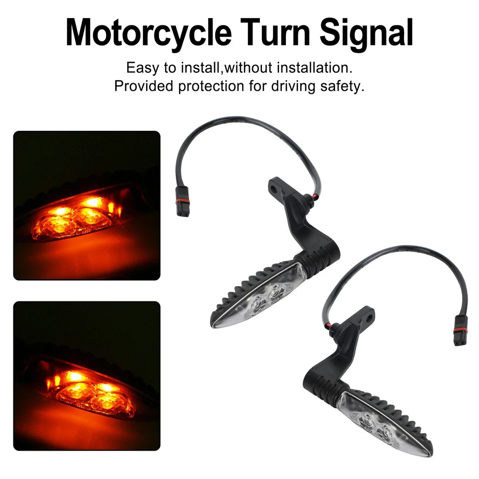 Rear LED Turn Signal Lights Indicator For BMW F650 F700GS F800 GS R1200 GS - Image 2 of 4