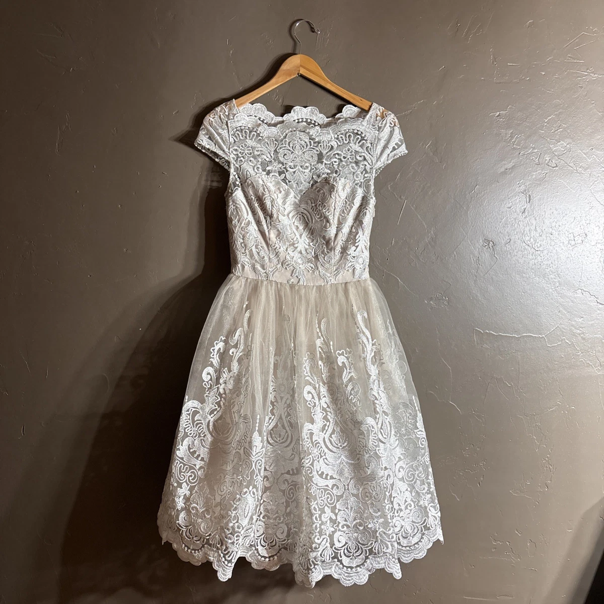 chi chi london ivory dress White Dresses for Women for sale ESN-S23377