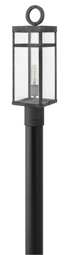 Hinkley Porter 22 3/4" High Aged Zinc Outdoor Post Light - Picture 3 of 10