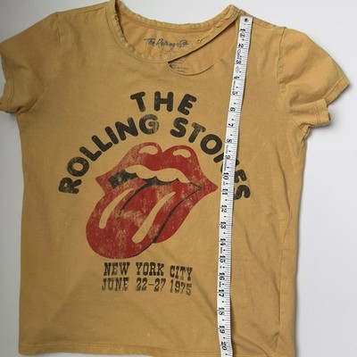 Rolling Stones T-Shirt - Yellow | eBay