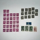 Lot of 46 Abraham Lincoln US Stamps Used Vintage Mixed Issue
