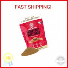 Lakanto Golden Monk Fruit Sweetener With Erythritol, Raw Cane Sugar Substitute F