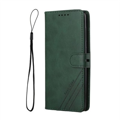Handy Hülle für iPhone 17 Pro 17 16 15 14 13 12 Einfarbig PU Leder Wallet Case