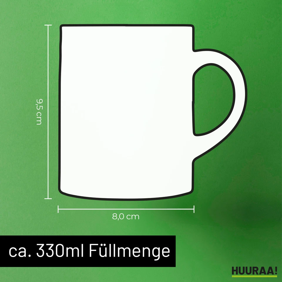 Glitzer-Kaffeetasse Moin Kompass Geschenkidee Souvenir Präsent Wichtelgeschenk M - Bild 4 von 4