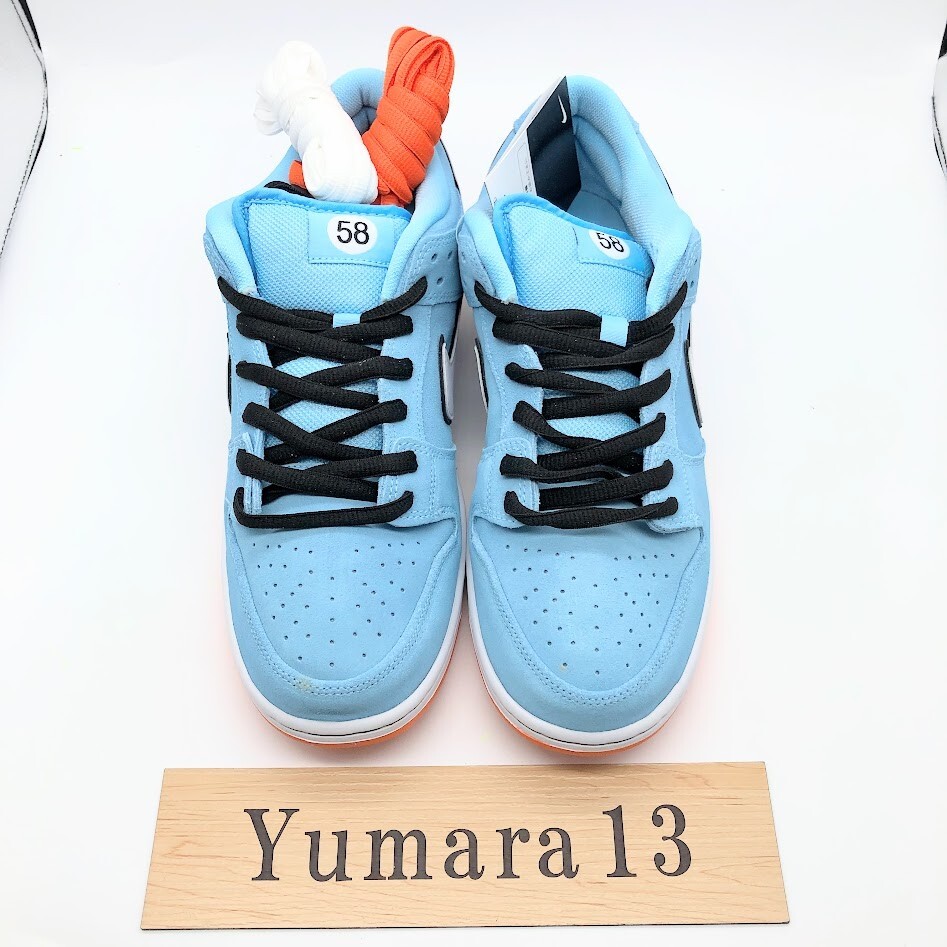 Nike SB Dunk Low Club 58 Gulf Racing Blue BQ6817-401 Men's Nike SB Dunk Low Club 58 Gulf Racing Blue BQ6817-401 Men's