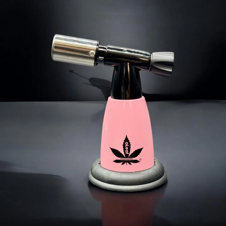 aLeaf 5” tocha de sopro de mesa – isqueiro turbo recarregável de butano - Imagem 3 de 4