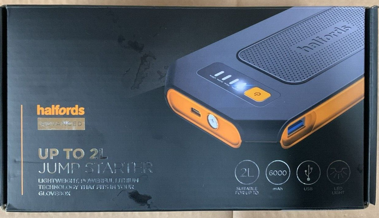 Halfords 6000mAh Lithium Jump Leads Starter 677444 for sale online eBay