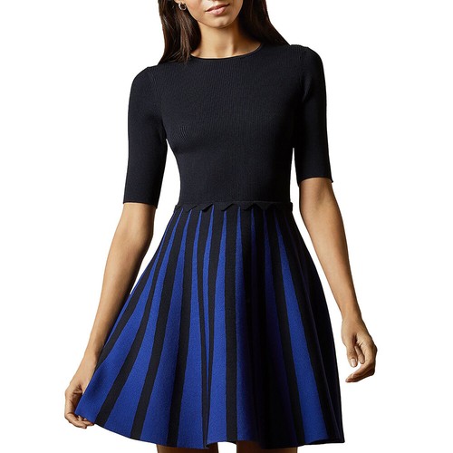 Ted Baker Salyee Ribbed Bodice 