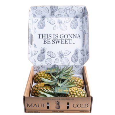 Maui Gold  Pineapple - 4 Pack Gift Box
