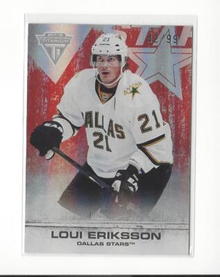 2011-12 Panini Titanium Spectrum Ruby #18 Loui Eriksson Stars 42/99 