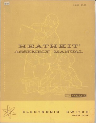 Assembly Manual-Anleitung für Heathkit ID-22 