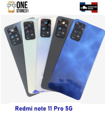 Cache Batterie (vitre Arrière) Pour Xiaomi Redmi Note 11 Pro/Pro+ 5G - Modèle 21091116UG, Neuf