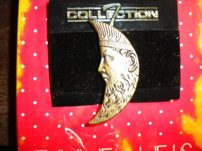 Vintage Brooch Man In The Moon never worn