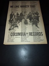 Benny Goodman Liberace Rare Original Columbia Records Promo Poster Ad Framed!