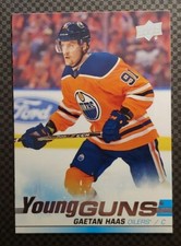 2019-20 Upper Deck Young Guns Gaetan Haas Card 232 Rookie RC
