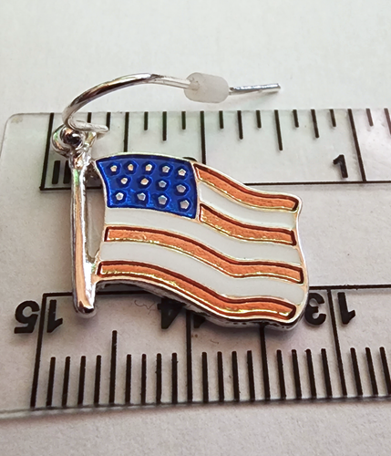 Pendientes bandera americana - Imagen 3 de 4