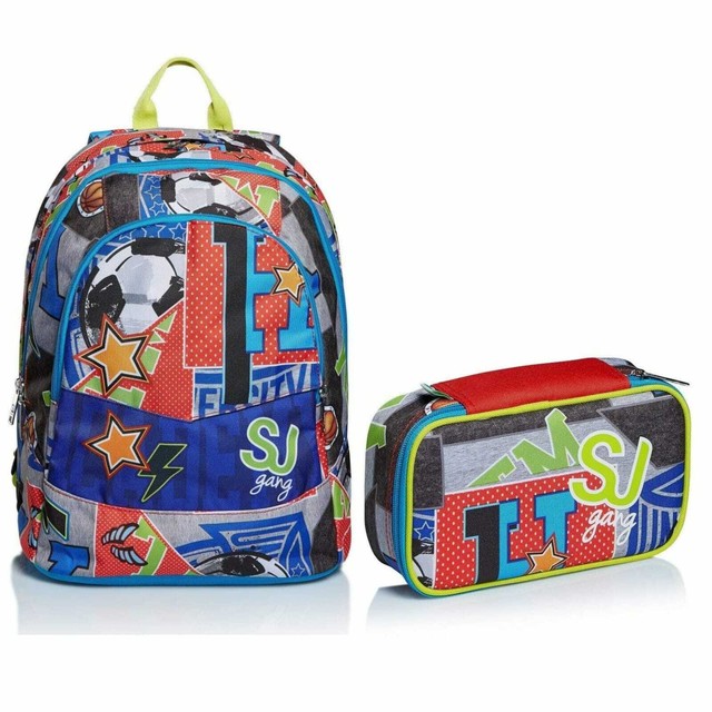 Seven SJ Gang Zaino con Astuccio COLLEGE E SPORT | Acquisti Online su eBay