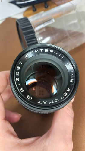 Vintage Jupiter-11 135mm f4 Soviet Lens Vintage USSR Clean Glass Sharp Telephoto - Picture 3 of 11