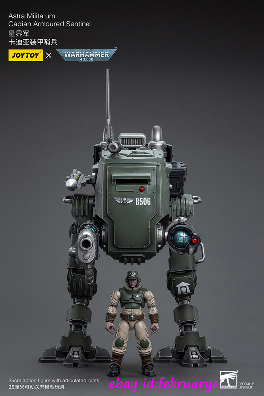 JOYTOY 1/18 WARHAMMER 40 Astra Militarum Cadian Armoured Sentinel