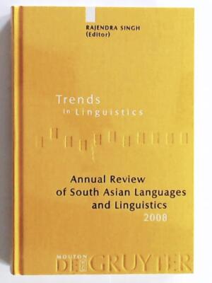 Annual Review of South Asian Languages and Linguistics: 2008 (Trends in Linguist