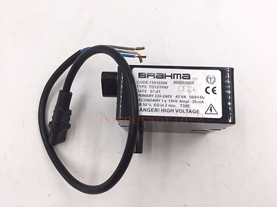 BRAHMA TD1STPAF Single Pole Ignition Transformer 15KV For Baltur Burner
