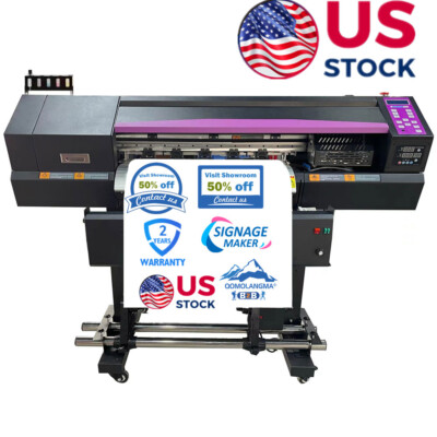 US Stock 24in DTF Printer Direct to Film with with 2 Printheads - Maintop