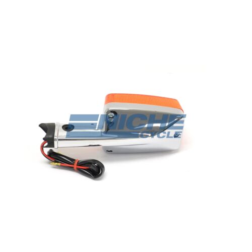 Honda CB750 GL500 GL650 Gold Wing Turn Signal 33400-425-673 12 Volt Chrome Amber - Picture 7 of 7