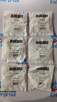 DEVILBISS GTI-33-K5 BAFFLE SEAL KIT  LOT OF 2