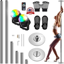 Tubo para bailar pole tubo de baile para casa hacer ejercicio portable rotacion