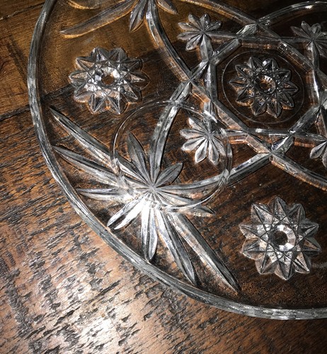 Vintage Set 3 Anchor Hocking EAPC Star of David 10” Party Dinner Bridal Plates - Picture 2 of 4
