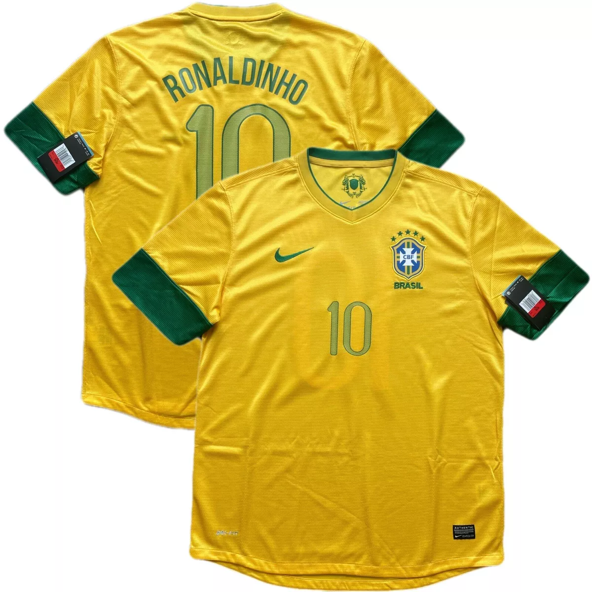 Brazil Home Ronaldinho Jersey Ronaldinho jersey, Jersey