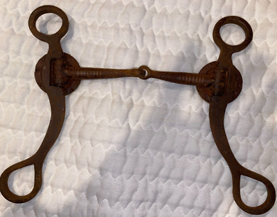 Mors Snaffle Coeur Argent Bouche 5 Pouces Mors De Bride Western Argenté