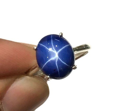 Bague En Or 18 Carats Avec Améthyste Brute - Poids 4,44 G - Taille 51 - Occasion