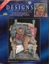 Leisure Arts Floss Needlepoint Designs 5903 Mr. Bear Canvas - NEW