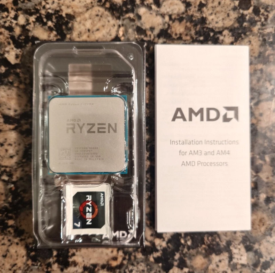 AMD Ryzen 7 1700x CPU 3,4 GHz 8 núcleos 16 hilos + caja y pegatina (YD170XBCAWOF) Foto 2 de 4