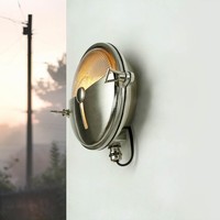 Wetterfeste AußEnleuchte Glas Messing IP64 Maritim Bullauge Haus Wand Lampe