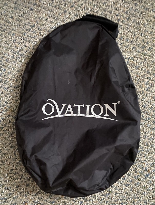 Ovation Riding Helmet Case Bag Black Zipper