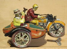 Paya Motorrad mit Beiwagen, I-804, Ballon Cord, funktionstüchtig