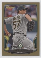 2013 Bowman Gold Border Tommy Milone #118 0ed